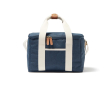 Recycled cooler bag basket with shoulder strap colour blue