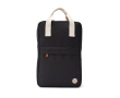 Premium recycled cooler backpack with multiple pockets colour black