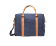Elegant padded recycled laptop briefcase, 16\" colour navy-blue