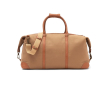 Recycled polyester weekend travel bag colour light brown