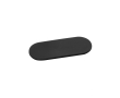 Custom webcam protector with sliding cover colour black