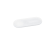 Custom webcam protector with sliding cover colour white