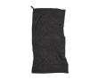 Lightweight microfibre sports towel, 70 × 140 cm colour black