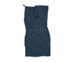 Lightweight microfibre sports towel, 70 × 140 cm colour blue