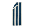 Cotton beach towel with tassels, 450 g/m², 80 × 180 cm colour navy-blue
