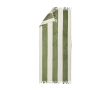 Cotton beach towel with tassels, 450 g/m², 80 × 180 cm colour dark green