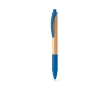 Bamboo ballpoint pen made of wheat straw, Colorclip colour royal blue