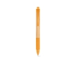Bamboo ballpoint pen made of wheat straw, Colorclip colour orange