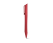 Rotatable ballpoint pen with blue ink, Geometric colour red