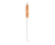 Ballpoint pen with transparent coloured cap colour orange