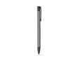 Metal ballpoint pen with coloured body and black ink colour grey