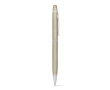 Ballpoint metal touch pen with blue ink in a case colour champagne