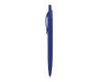 Eco ballpoint pen wheat straw with blue ink colour royal blue