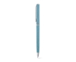Eco-pen wheat straw with clip and black ink, Vip Natural colour light blue