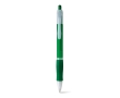 Pen in many colours with blue ink, Economy colour green