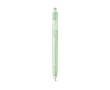 Eco pen made from recycled plastic with blue ink, Recyclo colour light-green