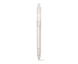Eco pen made from recycled plastic with blue ink, Recyclo colour transparent