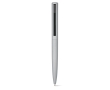 Original metal ballpoint pen plastic clip colour matt silver