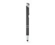 Aluminium touch pen with blue ink, Arrowtouch colour black