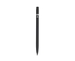 Recycled aluminium pen with inkless eraser colour black