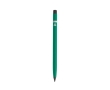 Recycled aluminium pen with inkless eraser colour green