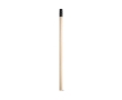 Natural wood pencil with top and eraser, HB hardness colour black