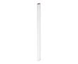 Wooden carpenter's pencil for the construction industry colour white
