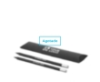 Elegant gift case with two pencils as a gift, Duo colour matt silver