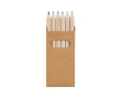 Printable box of 6 coloured pencils, Essential colour brown