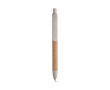 Eco-friendly cork and wheat pen with blue ink colour natural