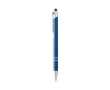 Aluminium touch pen ballpoint pen with blue ink colour royal blue