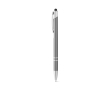 Aluminium touch pen ballpoint pen with blue ink colour titanium