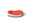 Eraser with coloured plastic cover colour red