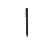 Recycled aluminium ballpoint pen with rubber finish, blue ink colour black