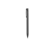 Recycled aluminium ballpoint pen with rubber finish, blue ink colour grey