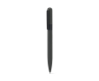 Recycled metal pen with clip, round design, black ink colour titanium