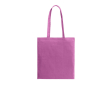 Branded coloured cotton bag for events, 140 g/m² colour purple