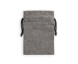 Eco-friendly gift bag made from recycled cotton, 140g/m2 colour black