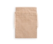 Eco-friendly gift bag made from recycled cotton, 140g/m2 colour natural