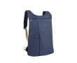 Denim backpack with front pockets and straps, 300 g/m2 colour blue