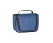 Cosmetic bag for travel with inside pockets, Voyage colour blue