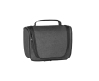 Cosmetic bag for travel with inside pockets, Voyage colour dark grey