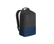 Anti-theft recycled polyester backpack for tablet and laptop, 15.6\" colour blue