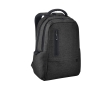 Waterproof recycled nylon and RPET backpack for laptop, 17\" colour black