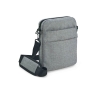 Elegant shoulder bag lined compartment, 9.7\" colour grey