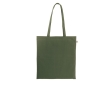 Recycled cotton-polyester shopping bag, 150 g/m2 colour military green