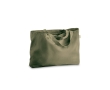 Recycled cotton bag with long handles, 280 g/m2 colour dark green