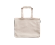 Recycled cotton tote bag with handle, 280 g/m2 colour natural