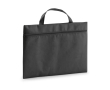 Trade fair bag non-woven fabric and carrying handle colour black