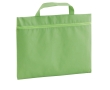 Trade fair bag non-woven fabric and carrying handle colour light-green